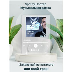 Morgenshtern - Aristocrat - постер Spotify - Модульная картины, Репродукции, Декоративные панно, Декор стен