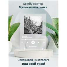 Картина на холсте по фото Модульные картины Печать портретов на холсте Miyagi Andy Panda - Medicine - постер Spotify