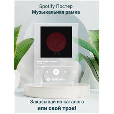 Картина на холсте по фото Модульные картины Печать портретов на холсте T-Fest - Одно я знал Выдох - постер Spotify