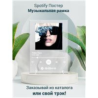 Портреты картины репродукции на заказ - Poker Face - lady gaga - постер Spotify