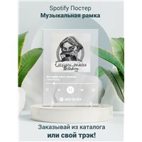 Портреты картины репродукции на заказ - найтивыход - не теряй меня никогда - постер Spotify