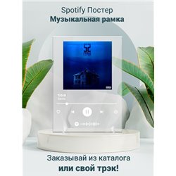 Santiz - T.G.G - постер Spotify - Модульная картины, Репродукции, Декоративные панно, Декор стен