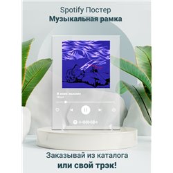 Mayot- В моих мыслях - постер Spotify - Модульная картины, Репродукции, Декоративные панно, Декор стен