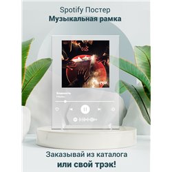Нервы - Бедность - постер Spotify - Модульная картины, Репродукции, Декоративные панно, Декор стен