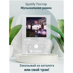 Платина OG BUDA - Трэп Леди - постер Spotify - Модульная картины, Репродукции, Декоративные панно, Декор стен