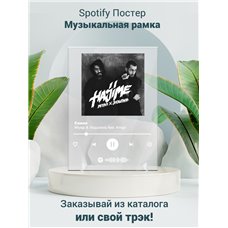 Картина на холсте по фото Модульные картины Печать портретов на холсте Самая-Miyagi Эндшпиль feat. Amigo - постер Spotify