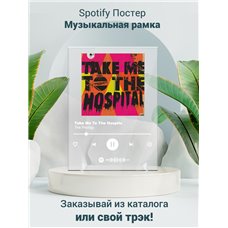 Картина на холсте по фото Модульные картины Печать портретов на холсте The Prodigy - Take Me To The Hospital - постер Spotify