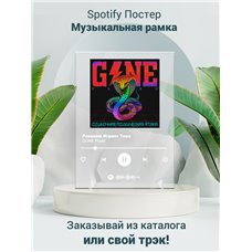 Картина на холсте по фото Модульные картины Печать портретов на холсте GONE.Fludd - Реквием Играет Тихо - постер Spotify