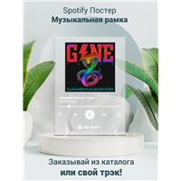 Портреты картины репродукции на заказ - GONE.Fludd - Реквием Играет Тихо - постер Spotify