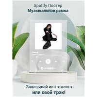 Портреты картины репродукции на заказ - Вышел Покурить-Гламур - постер Spotify