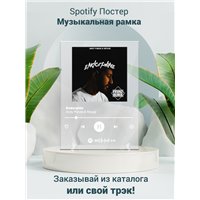Портреты картины репродукции на заказ - Andy Panda Miyagi - Endorphin - постер Spotify