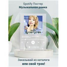 Картина на холсте по фото Модульные картины Печать портретов на холсте Ирина Аллегрова-Александрит от Александра - постер Spotify