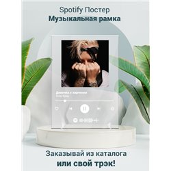 Егор Крид - Девочка с картинки - постер Spotify - Модульная картины, Репродукции, Декоративные панно, Декор стен