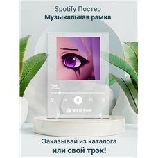 Картина на холсте по фото Модульные картины Печать портретов на холсте Nowkie-Туш - постер Spotify
