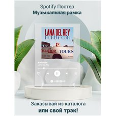 Картина на холсте по фото Модульные картины Печать портретов на холсте Salvatore - Lana Del Rey - постер Spotify
