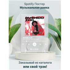 Картина на холсте по фото Модульные картины Печать портретов на холсте  BUSHIDO ZHO feat. Ape Muder-BUSHIDO FLOW - постер Spotify