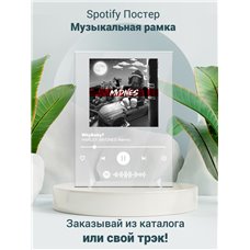 Картина на холсте по фото Модульные картины Печать портретов на холсте WhyBaby - HARLEY (MVDNES Remix) - постер Spotify