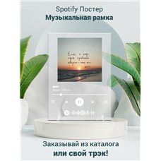 Картина на холсте по фото Модульные картины Печать портретов на холсте МОТ - Август - это ты - постер Spotify
