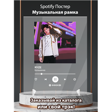 Картина на холсте по фото Модульные картины Печать портретов на холсте RYZE - Больничка - постер Spotify