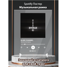 Картина на холсте по фото Модульные картины Печать портретов на холсте BLIND CHANNEL - We Are No Saints - постер Spotify