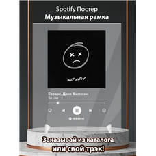 Картина на холсте по фото Модульные картины Печать портретов на холсте Escape, Даня Милохин - So Low - постер Spotify