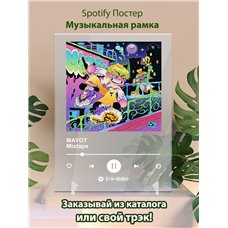 Картина на холсте по фото Модульные картины Печать портретов на холсте Mixtape MAYOT - постер Spotify