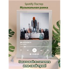 Картина на холсте по фото Модульные картины Печать портретов на холсте MILKOVSKYI - Пистолет - постер Spotify