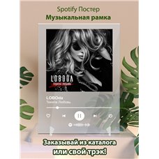 Картина на холсте по фото Модульные картины Печать портретов на холсте LOBOda Текила Любовь - постер Spotify