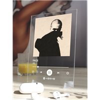 Портреты картины репродукции на заказ - FACE, трек ЯД, из альбома KRAZY - постер Spotify