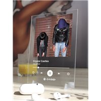 Портреты картины репродукции на заказ - Crystal castles-Vanished-1 - постер Spotify