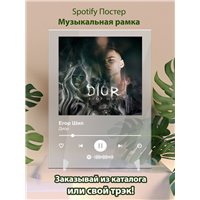 Портреты картины репродукции на заказ - Егор Шип-Диор-1 - постер Spotify