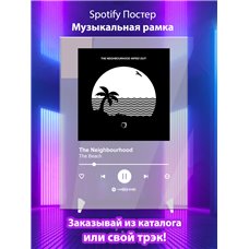 Картина на холсте по фото Модульные картины Печать портретов на холсте The Neighbourhood - The Beach - постер Spotify