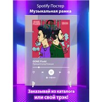 Портреты картины репродукции на заказ - GONE.Fludd - ПринципСуперПозиции - постер Spotify