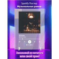 Портреты картины репродукции на заказ - OG Buda - БигБойСлайм - постер Spotify