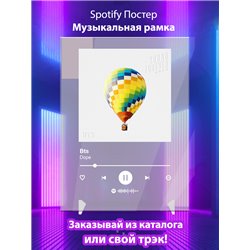 Bts - Dope - постер Spotify - Модульная картины, Репродукции, Декоративные панно, Декор стен