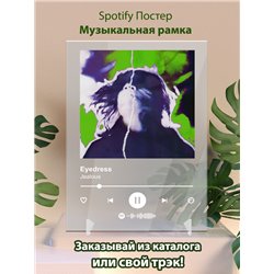 Eyedress - Jealous - постер Spotify - Модульная картины, Репродукции, Декоративные панно, Декор стен