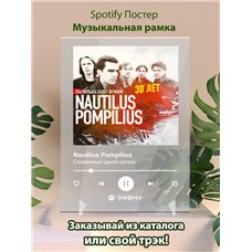 Картина на холсте по фото Модульные картины Печать портретов на холсте Nautilus Pompilius - Скованные одной цепью - постер Spotify