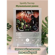 Картина на холсте по фото Модульные картины Печать портретов на холсте Паша FLESH - INTERNAL - постер Spotify