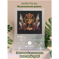 Портреты картины репродукции на заказ - Джизус - Я познал себя - постер Spotify