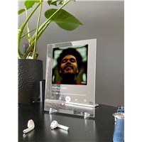 Портреты картины репродукции на заказ - The Weeknd - Blinding Lights - постер Spotify