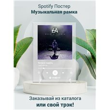 Картина на холсте по фото Модульные картины Печать портретов на холсте Light Above - Нечего терять - постер Spotify
