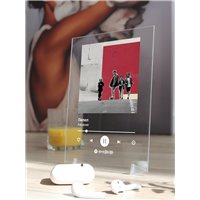 Портреты картины репродукции на заказ - Касание - Пепел - постер Spotify