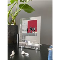 Портреты картины репродукции на заказ - Касание - Пепел - постер Spotify