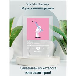 МУККА, Три дня дождя - Не Киряй - постер Spotify - Модульная картины, Репродукции, Декоративные панно, Декор стен