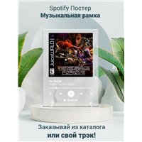 Портреты картины репродукции на заказ - Juice WRLD - Flaws And Sins - постер Spotify