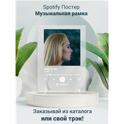 Adele - Easy On Me - постер Spotify - Модульная картины, Репродукции, Декоративные панно, Декор стен