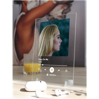 Портреты картины репродукции на заказ - Adele - Easy On Me - постер Spotify