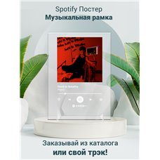 Картина на холсте по фото Модульные картины Печать портретов на холсте Payton - Hard to breathe - постер Spotify