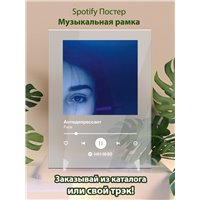 Портреты картины репродукции на заказ - Face - Антидепрессант - постер Spotify
