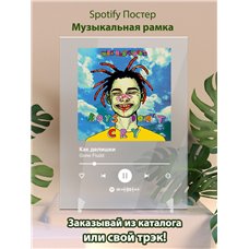 Картина на холсте по фото Модульные картины Печать портретов на холсте Gone Fludd - Как делишки - постер Spotify
